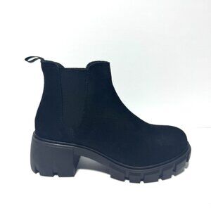 Steve Madden Womens Howler Boots Black suede Size 7.5 Wide